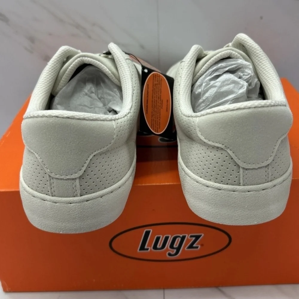 Lugz Men’s City White Lace-Up Sneakers Mens Size 10.5 (NIB)